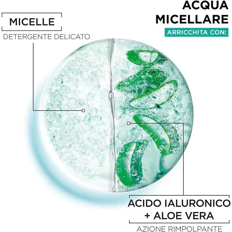 GARNIER SKINACTIVE ACQUA MICELLARE HYALURONIC ALOE 400 ML ALOE HYALURONIC