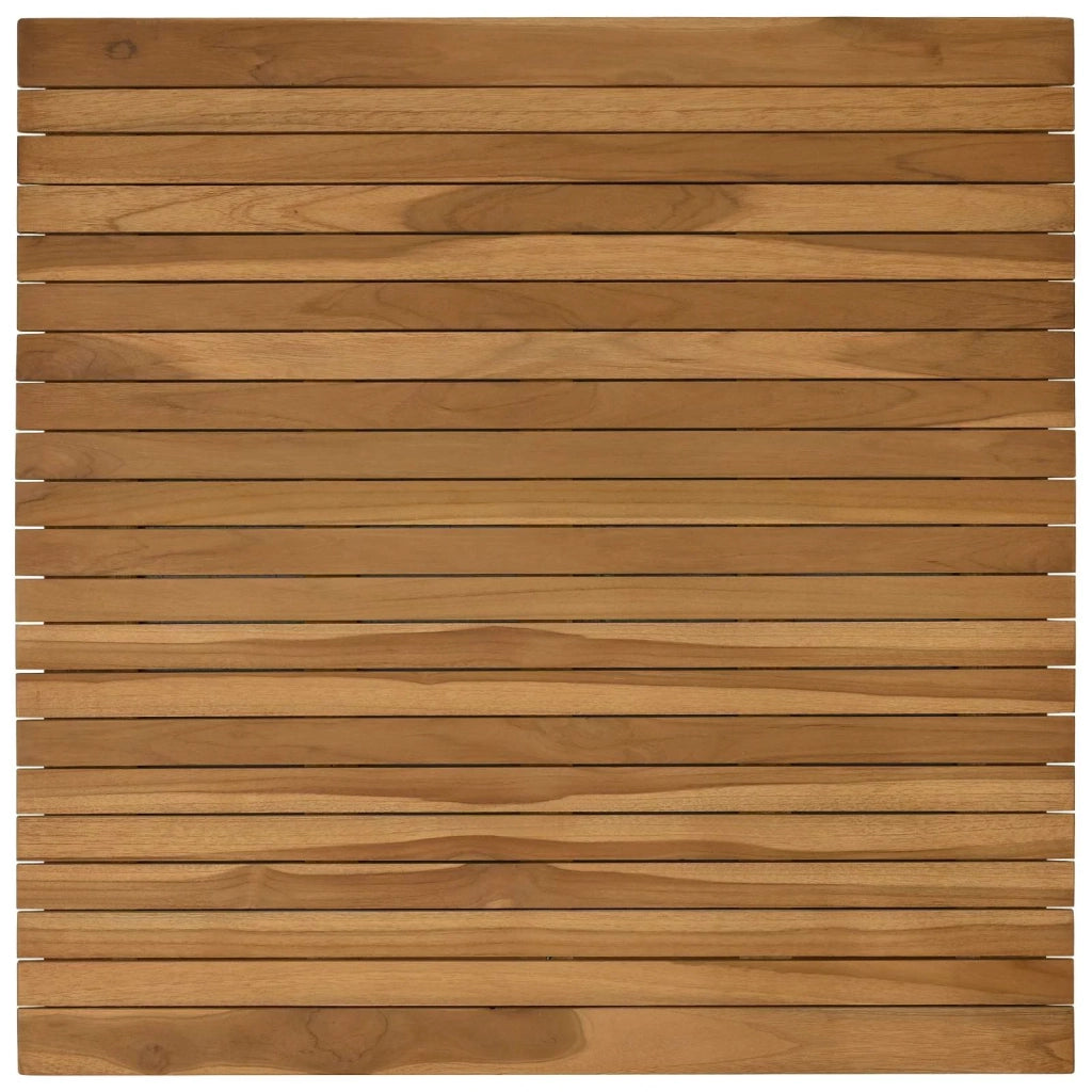 Piano del tavolo 80 x 80 x 3,5 cm Quadrato Legno di teak solido 42033147