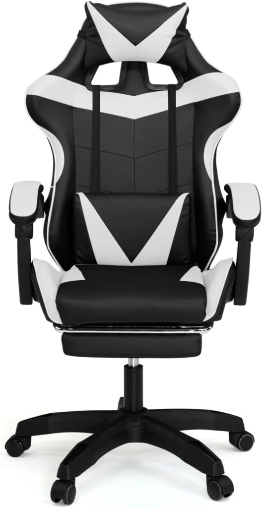 Sedia gaming, sedia ufficio nero e bianco ALEX