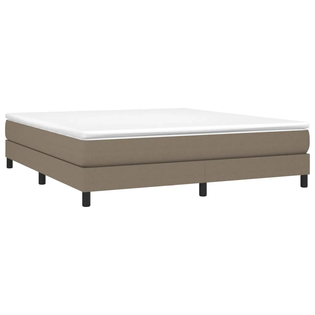 Struttura Letto a Rete a Molle Tortora 160x200 cm in Tessuto 3120528
