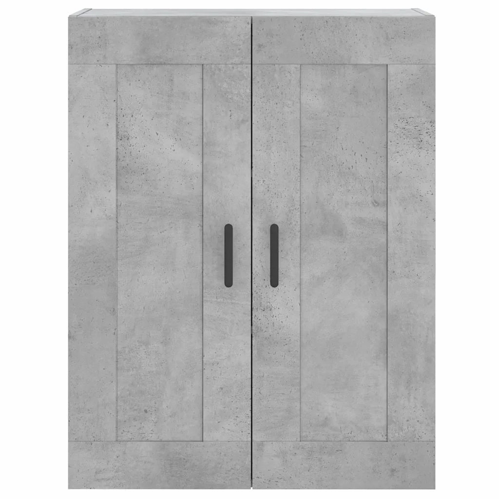 Credenza | Madia | Buffet da pranzo | Armadio da pranzo Grigio Cemento 69,5x34x180 cm in Legno Multistrato