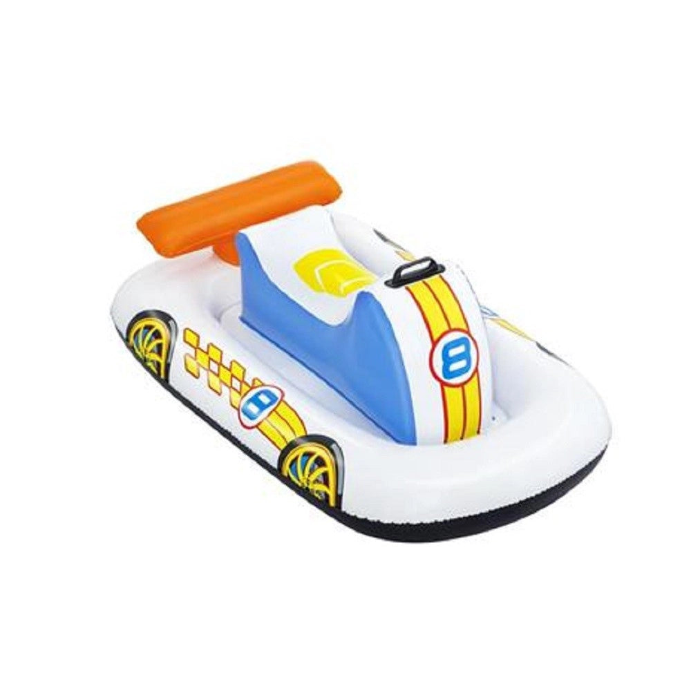 Trade Shop - Cavalcabile Auto Sportiva 110x75cm Galleggiante Piscina Spiaggia Gonfiabile 41480 -