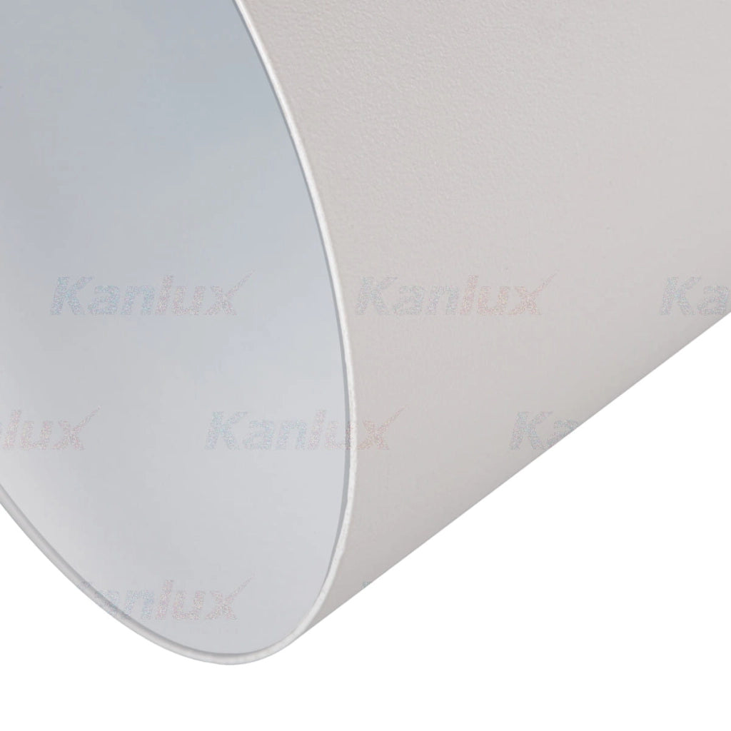 Lampada da tavolo AGZAR bianca metallo E14 5W Kanlux