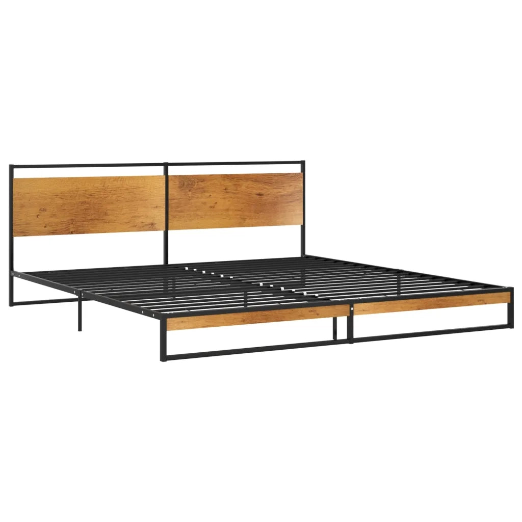Letto matrimoniale | Letto per adulti | Giroletto in Metallo 200x200 cm
