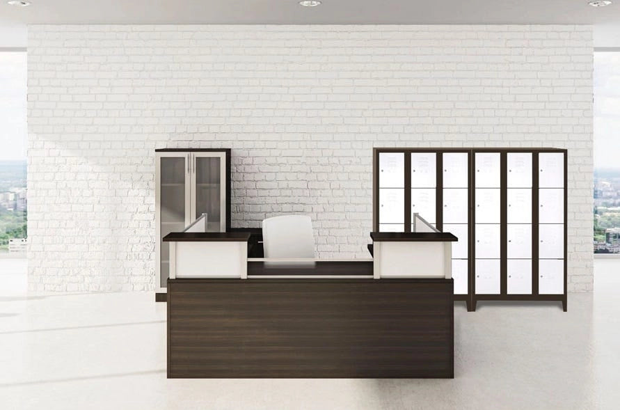 Armadio casellario in metallo verniciato a 5 vani cm. 35x38/50x180h