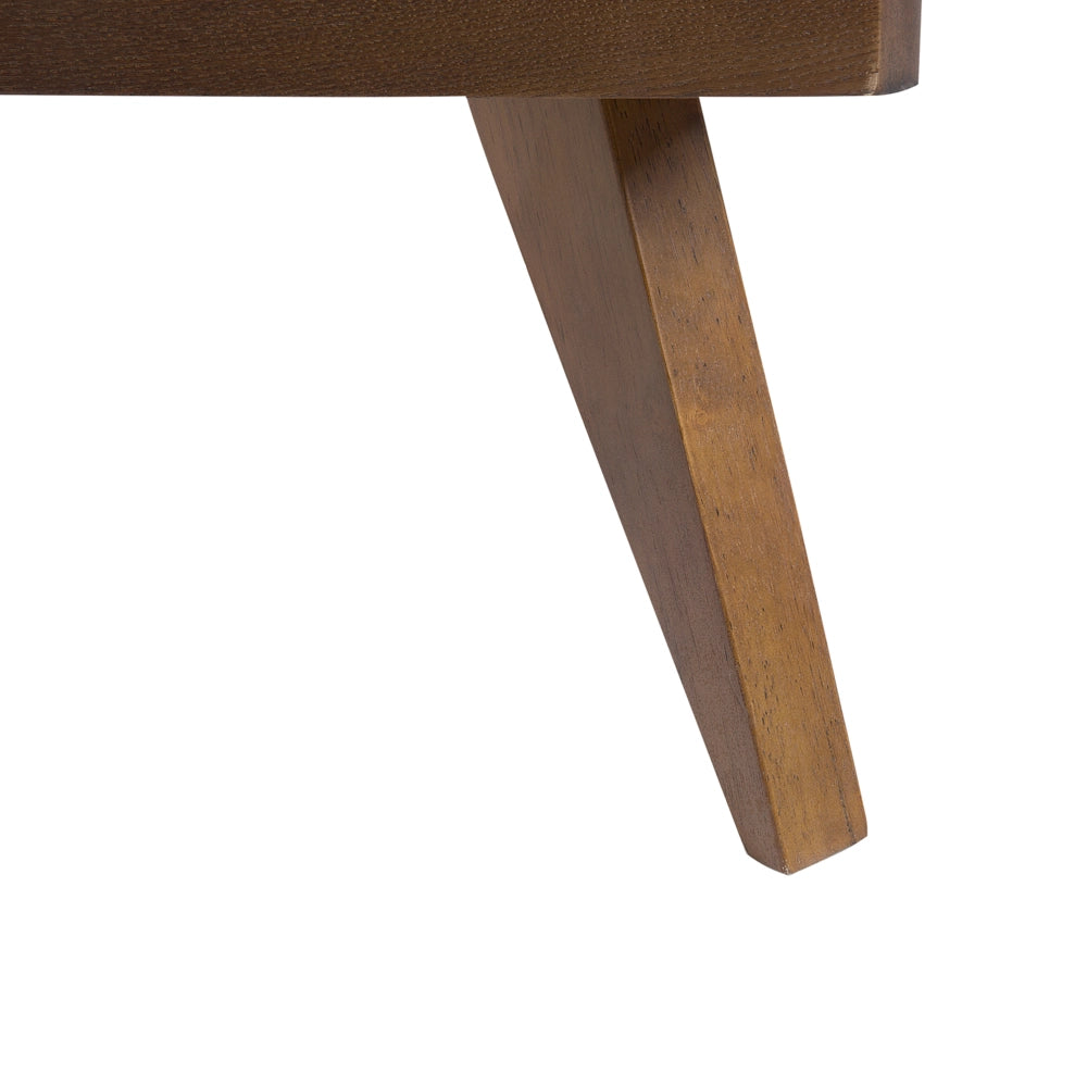 Letto 140 x 200 cm in frassino scuro 160 x 200 cm con rete a doghe