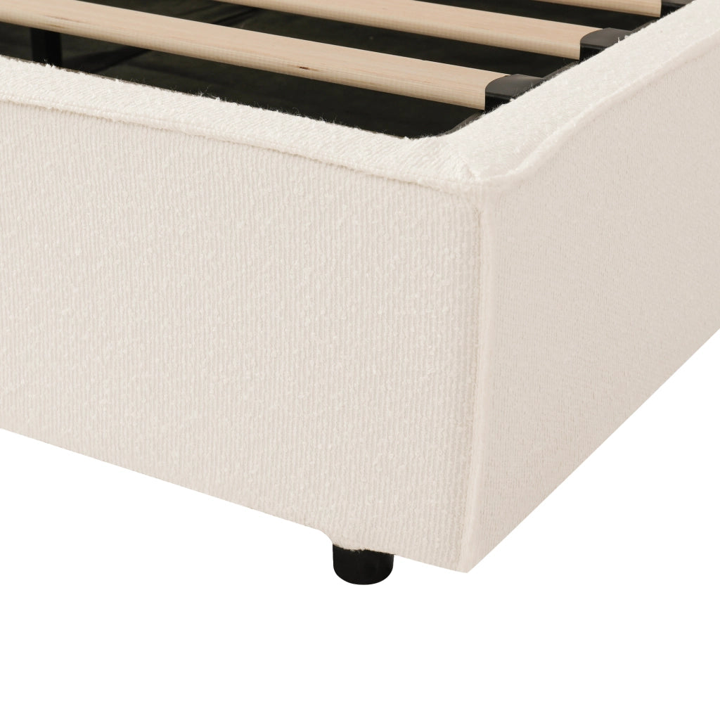 Letto matrimoniale imbottito 180x200 cm con contenitore idraulico