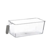 VASCHETTA TRASPARENTE 30X18XH11CM CON IMPUGNATURA.