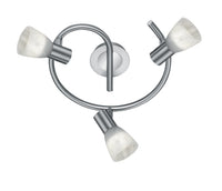 Faretto da Interno a LED in Metallo Nickel Opaco