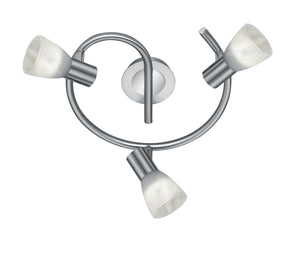 Faretto da Interno a LED in Metallo Nickel Opaco