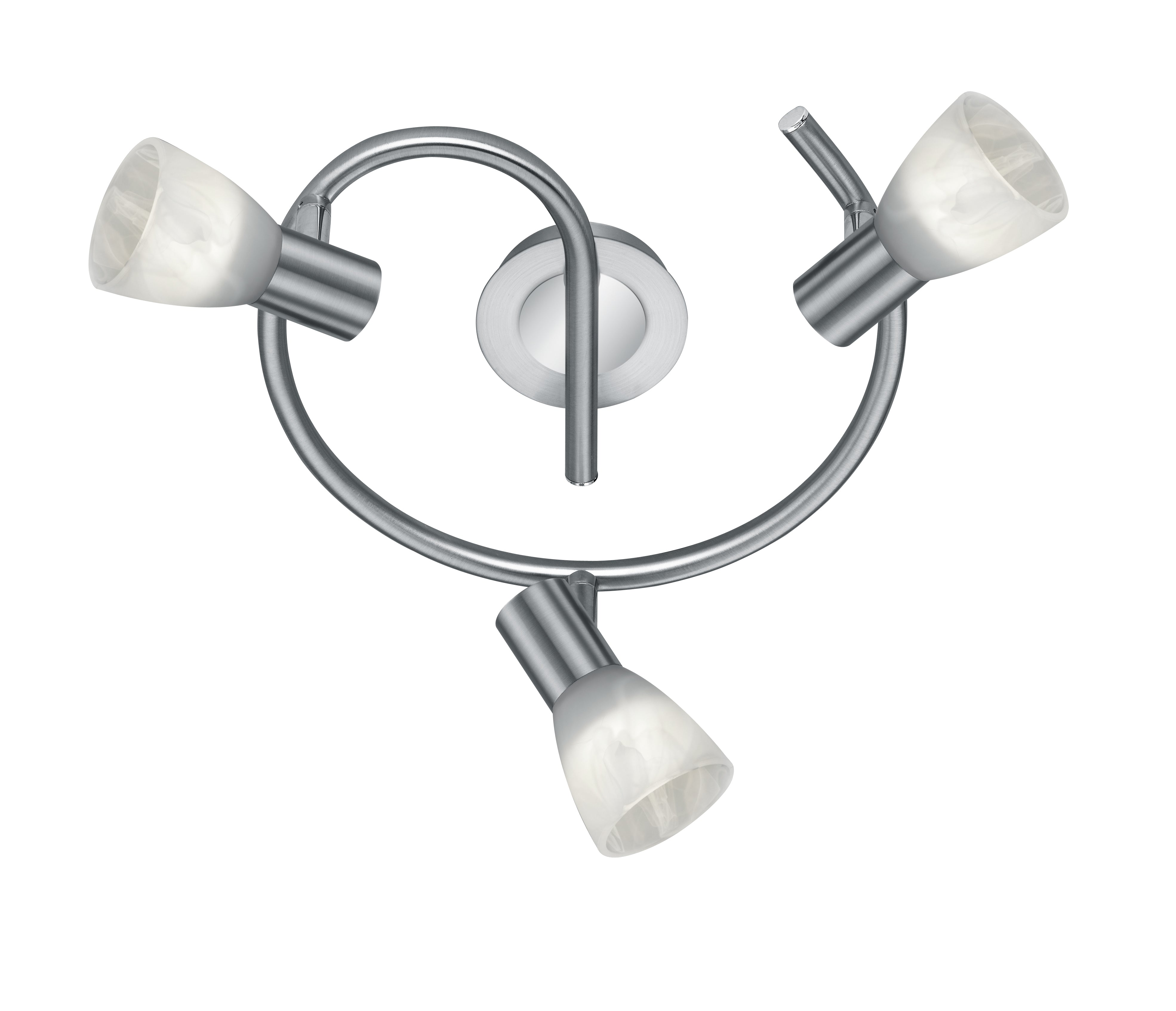 Faretto da Interno a LED in Metallo Nickel Opaco