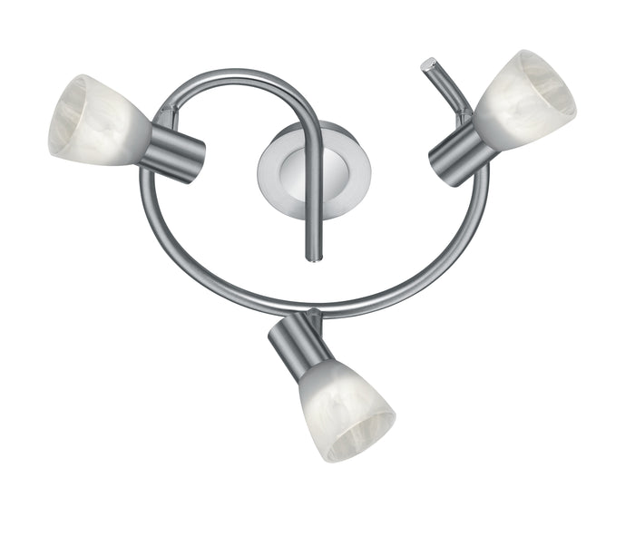 Faretto da Interno a LED in Metallo Nickel Opaco