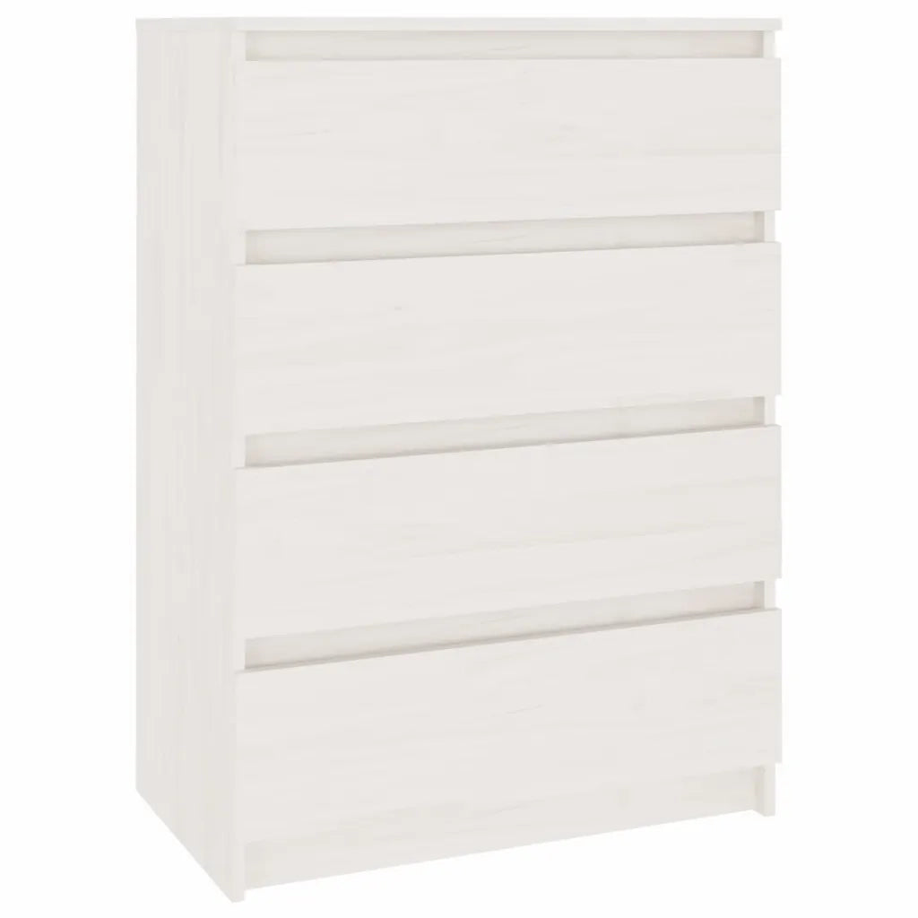 Credenze 3 pz in Legno Massello di Pino Bianco 3094813
