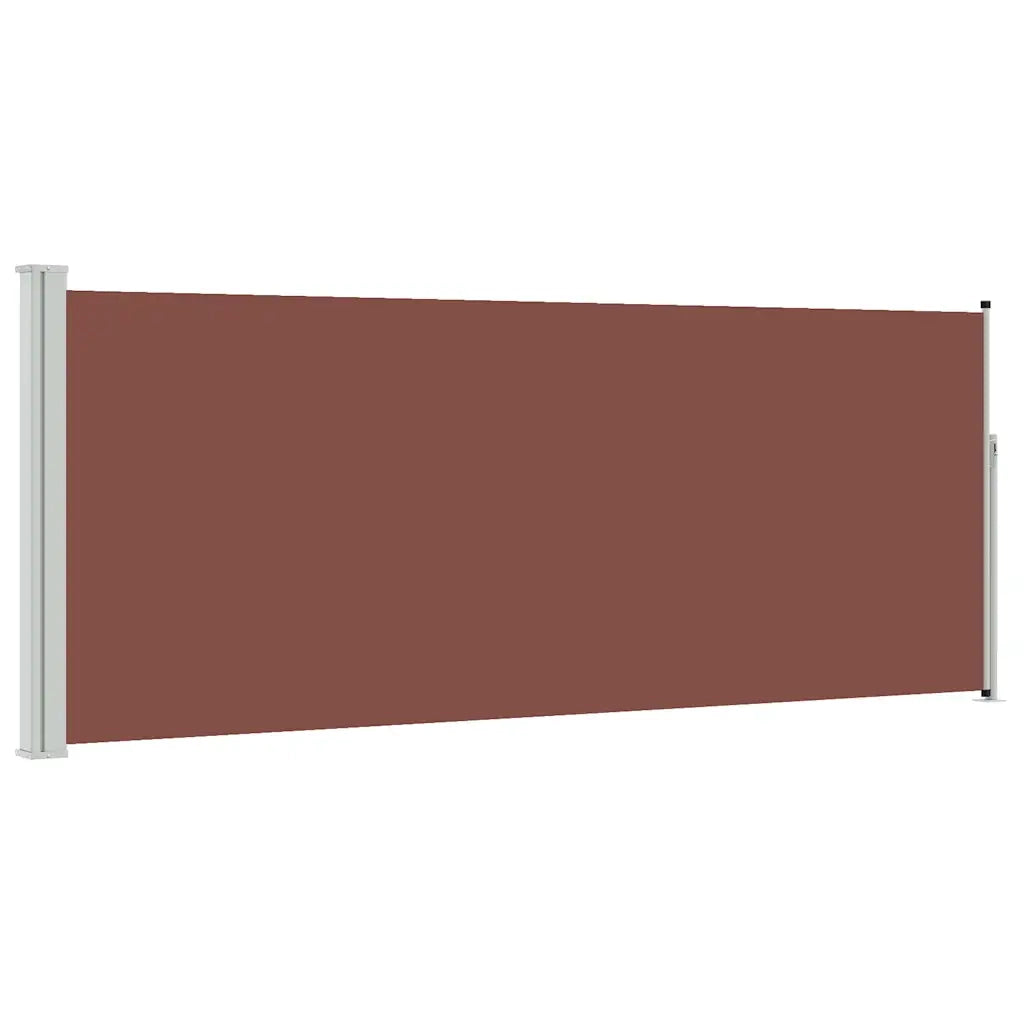 Tenda da Sole | Tenda parasole Laterale Retrattile 120 x 300 cm Marrone