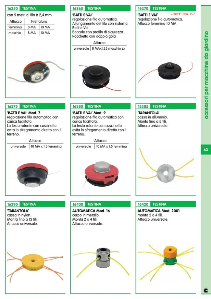 1pz testina automatica universale 2001 super cod:ferx.12515
