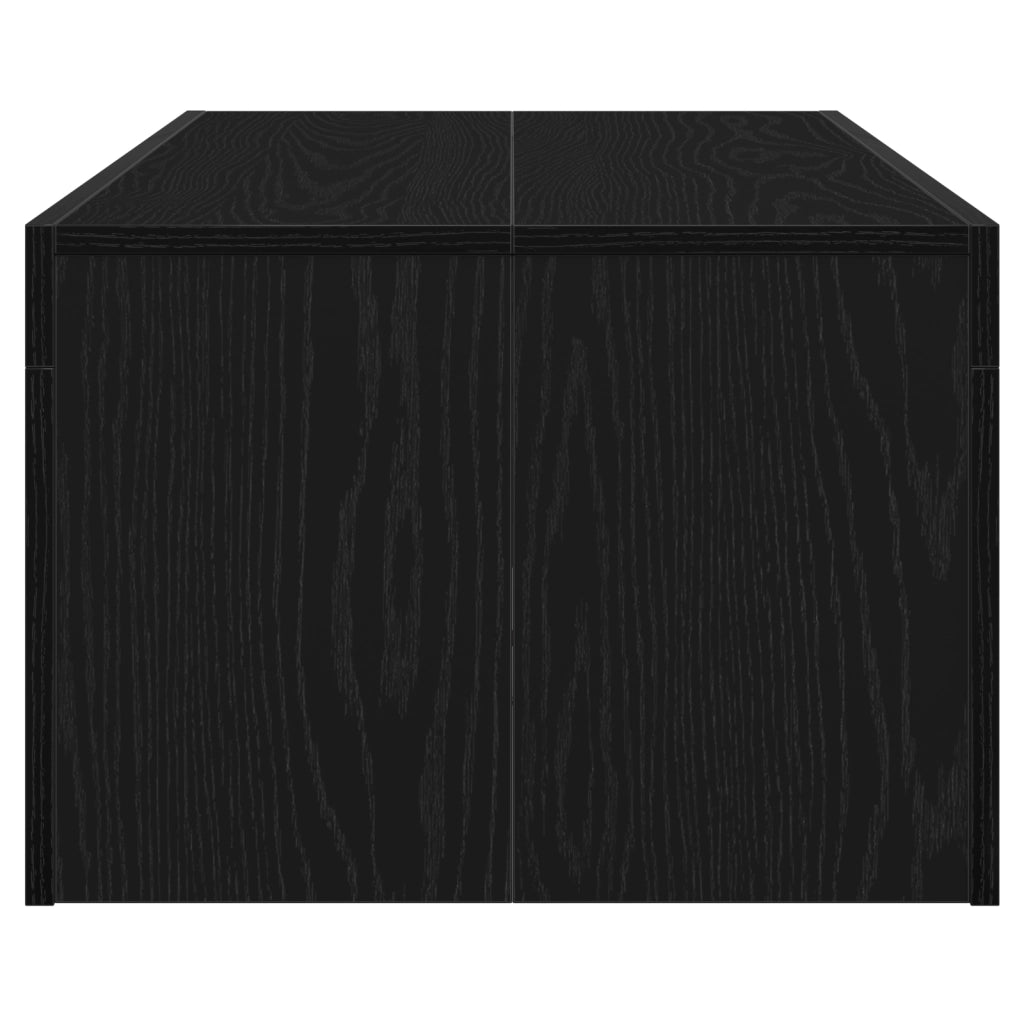 Tavolino da caffÃ¨ Nero Rovere 102x50x35 cm Legno ingegnerizzato