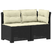 Divano da Giardino a 2 Posti con Cuscini Aspetto Rattan PP 8011940