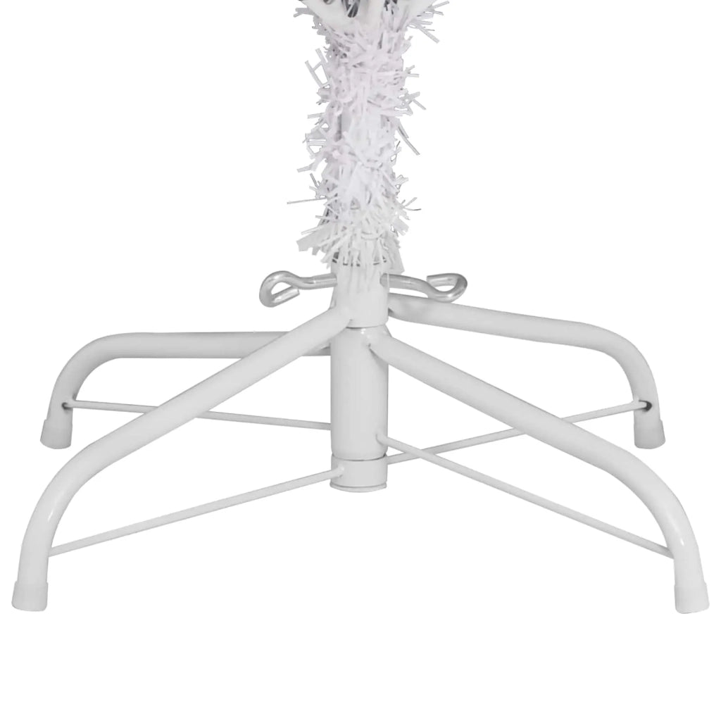 Albero di Natale artificiale Bianco 270 cm PVC e Metallo
