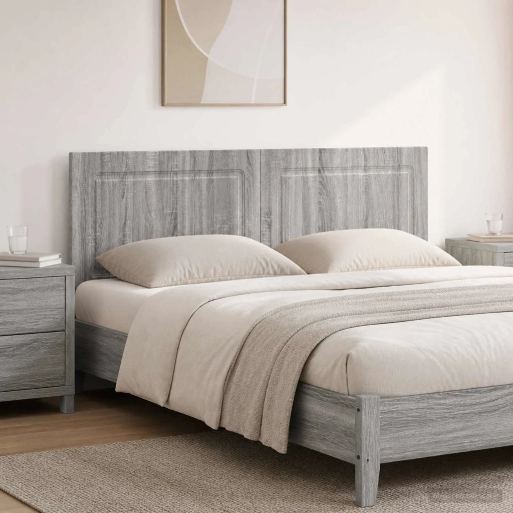 Testiera da Muro UTRECHT Sonoma grigio Legno ingegnerizzato 897831