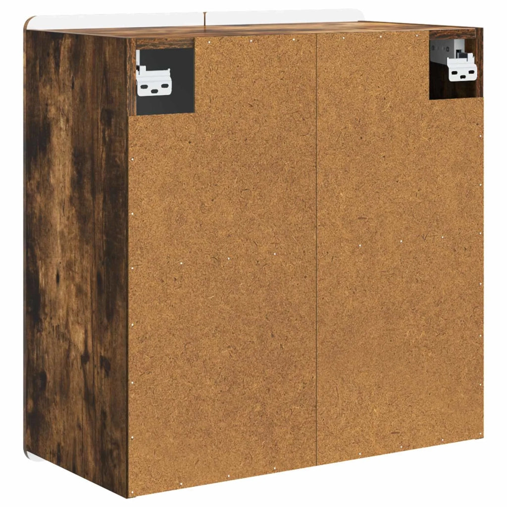 Mobiletto a muro Rovere Fumo 59 x 31 x 64 cm 898240