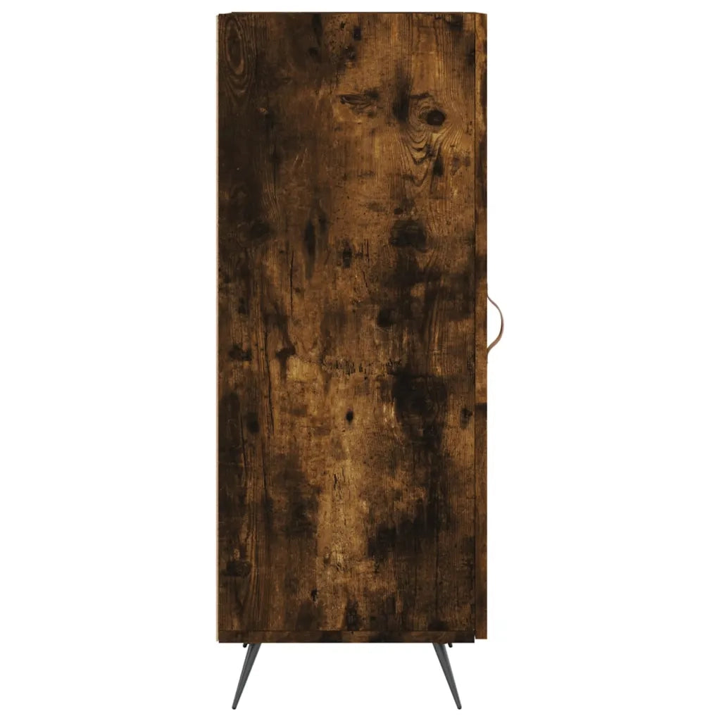 Credenza | Madia | Buffet da pranzo | Armadio da pranzo Rovere Fumo 34,5x34x90 cm in Legno Multistrato