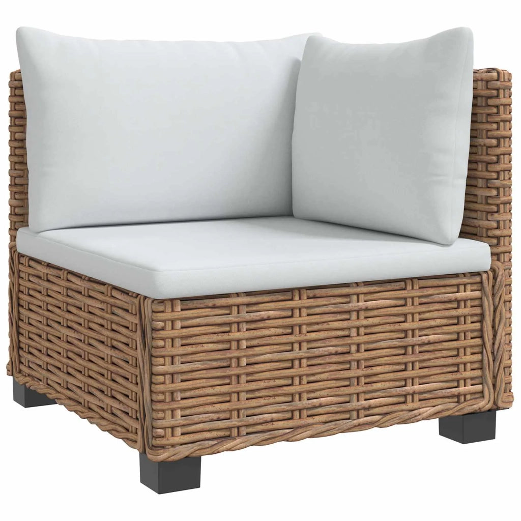4 pz Set Lounge in Rattan con Cuscini GENDT Rattan naturale 3429844