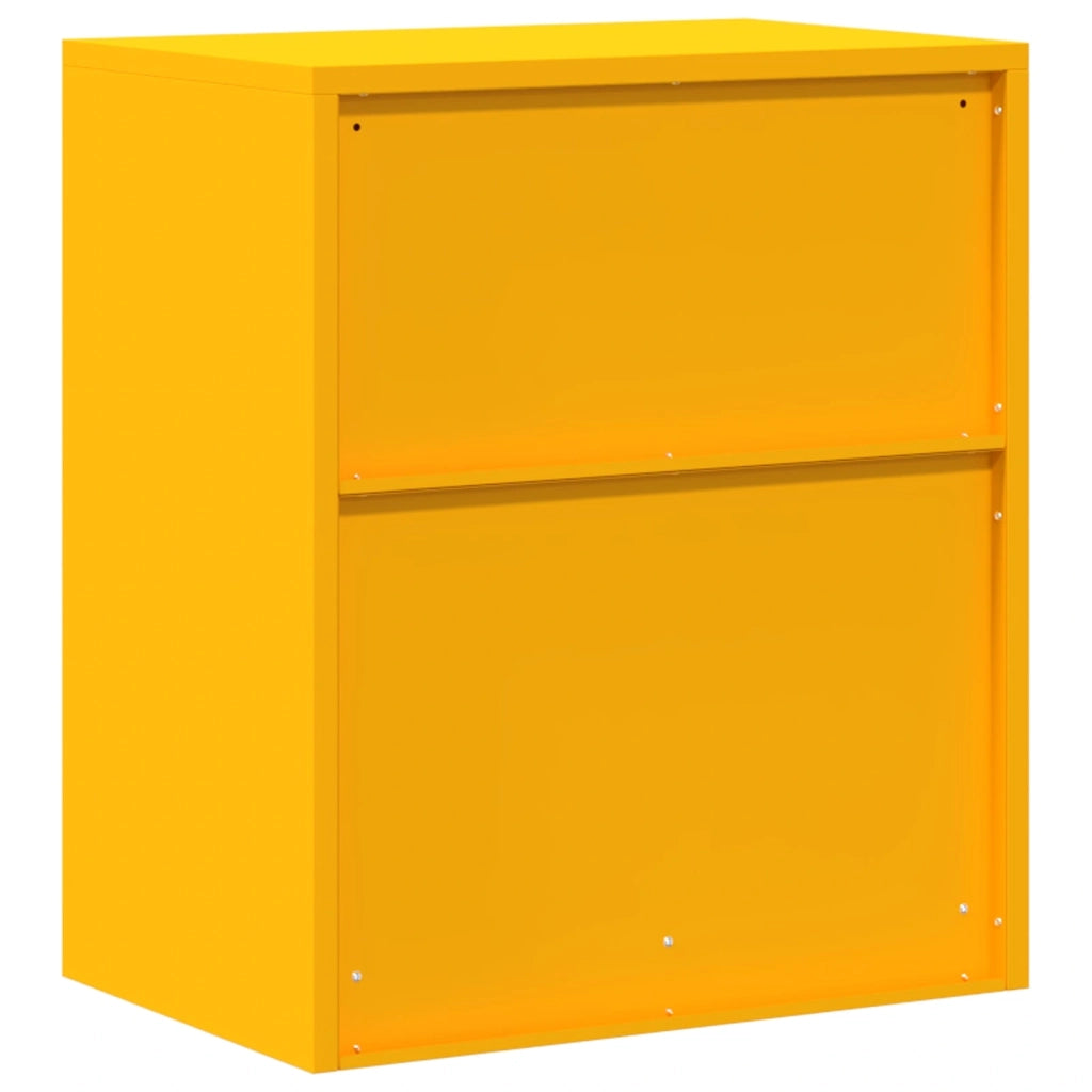 Armadio Giallo senape 60 x 40 x 70 cm Acciaio