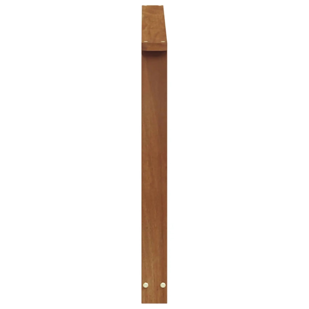 Bracciolo 2 pz Naturale 80 x 6 x 61 cm Legno di Acacia Massello 900591