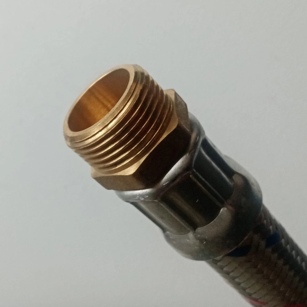 Flessibile acqua antivibrante mf da 3/4 x 40cm completo di guarnizione
