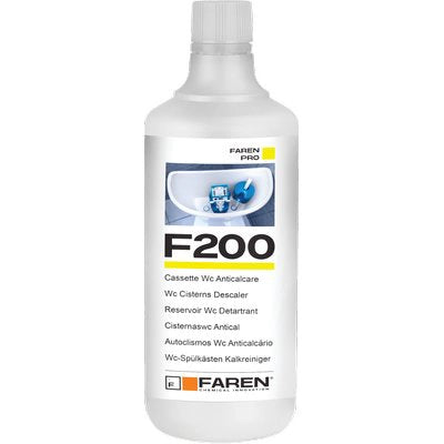 ACIDO ANTICALCARE CASSETTE WC F200 FAREN - LT 1- 12 pezzi