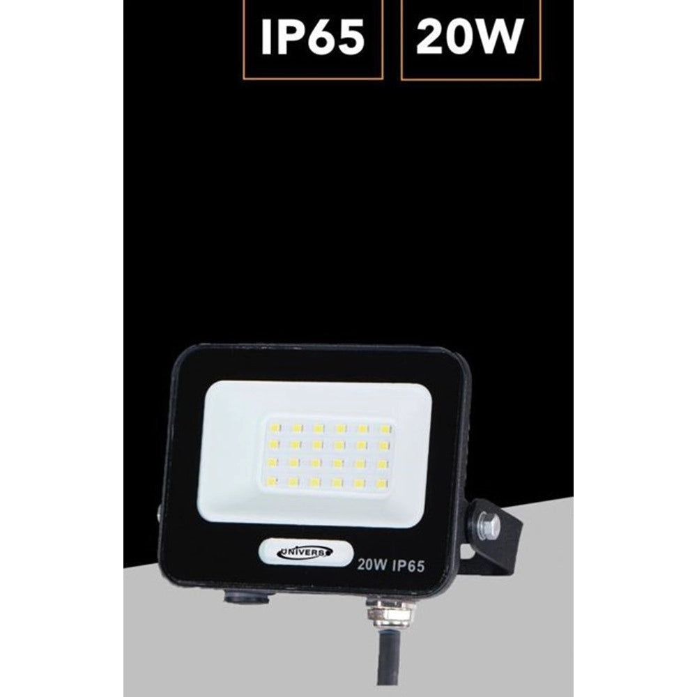 Trade Shop - Faro Proiettore Smd Led Floodlight 20 W Slim Ip65 Luce 3000k 4000k 6500k Ek05-20w -