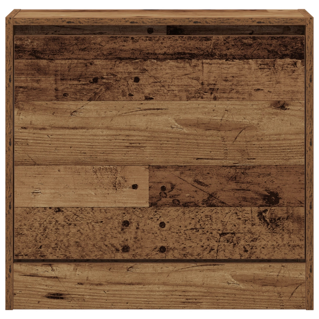 Cabinet per scarpe in legno vecchio 60x21x57 cm in legno ingegnerizzato