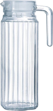 Caraffa trasparente per frigorifero con coperchio - 1 pezzo - vetro