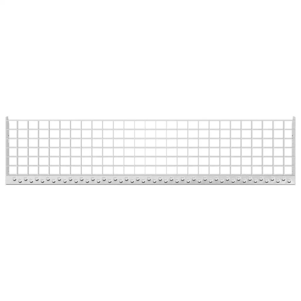Tappetino per Scale | Gradino in Griglia 100x24x7 cm Acciaio Zincato