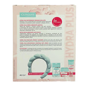 CLINIANS CONFEZIONE REGALO HYDRA PLUS GEL DETERGENTE CREMOSO DELICATO 150ML, CREMA IDRATANTE LENITIVA 50ML, PATCH OCCHI IDRATANTE ANTI-FATICA 3.6ML + CERCHIETTO IN SPUGNA - PELLI NORMALI O MISTE