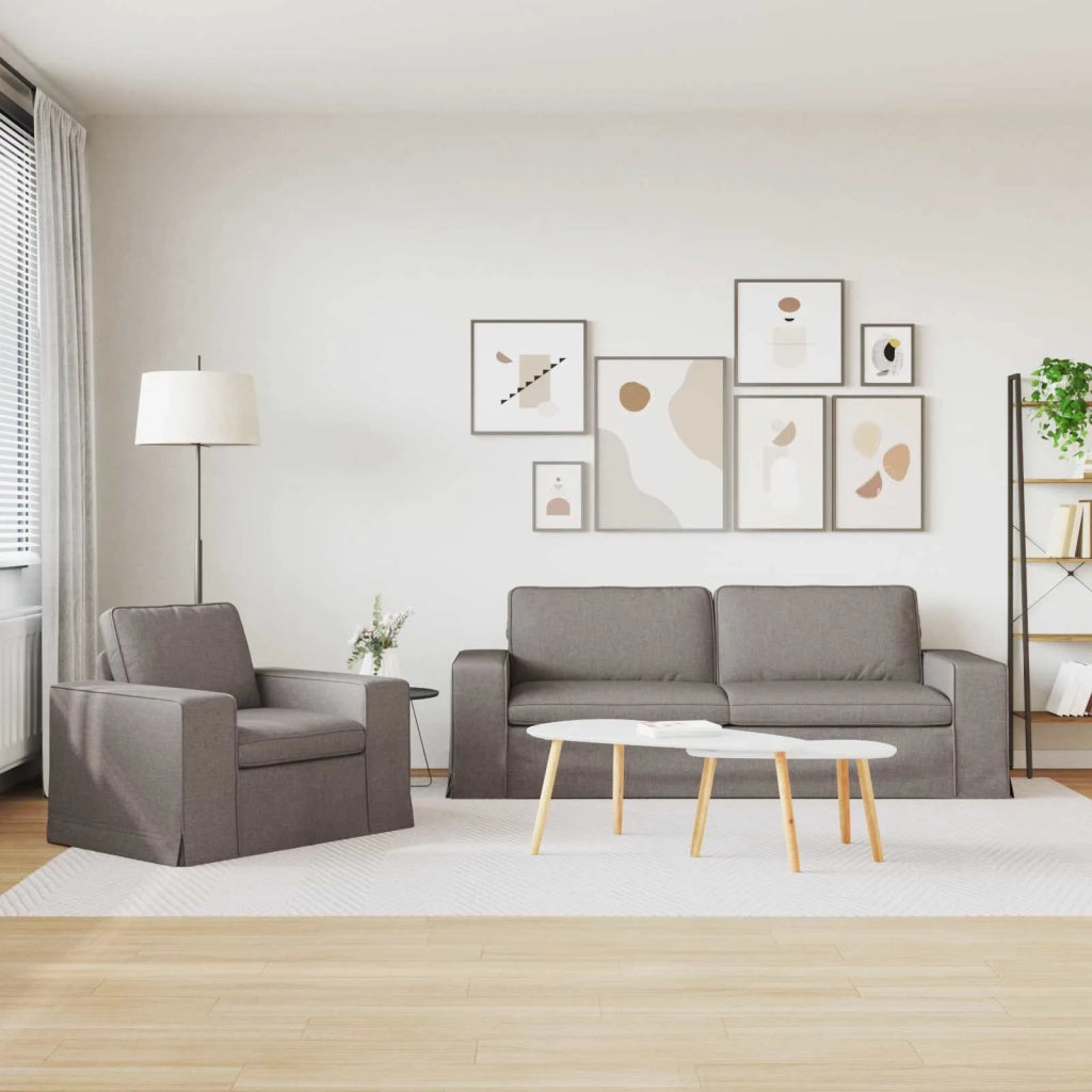 Set di divani 2 pcs Talpa 222 x 80 x 82 cm Tessuto