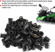 Moorra 5mm - Muffe in Gomma - Accessorio per Motocicletta - Impermeabile e Sigillante - Isolante del Rumore - Facile da Installare