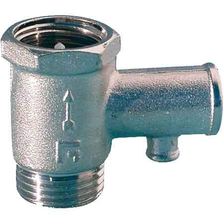 VALVOLA DI SICUREZZA PER SCALDACQUA 1/2 M.F.