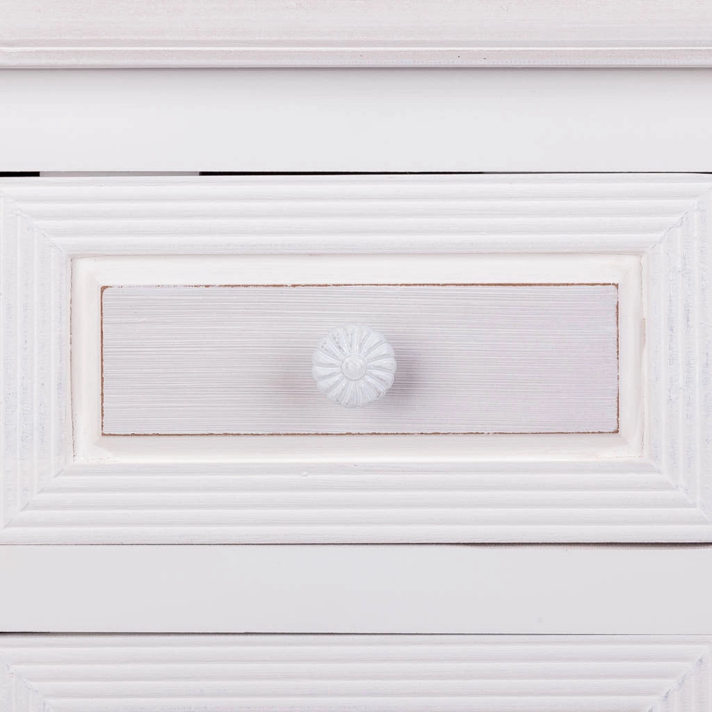Mobile da ingresso in legno bianco 66x32x84 h