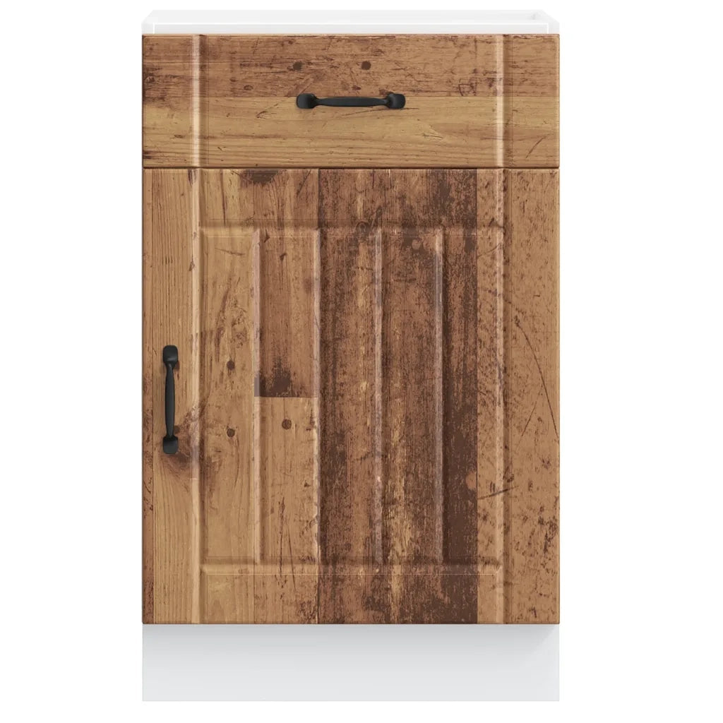 Base da Cucina Lucca Legno Antico in Legno Multistrato 853725