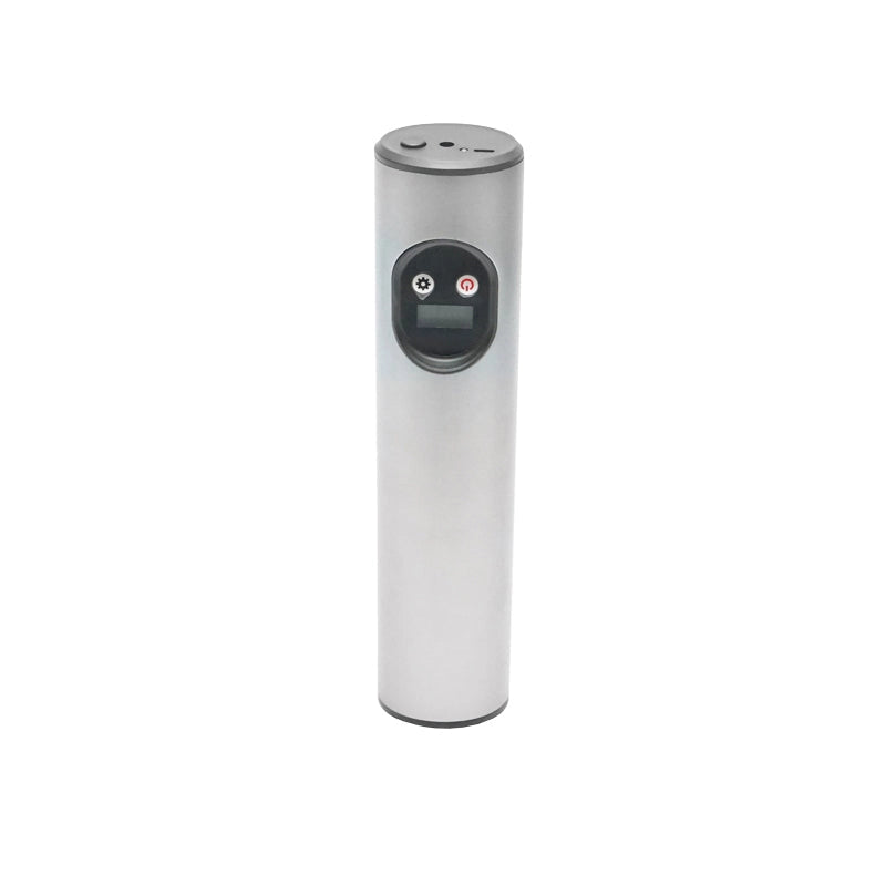 Compressore d’aria portatile grigio scuro 12,4V batteria 6000 mAh ricaricabile 250x56x47 mm con accessor