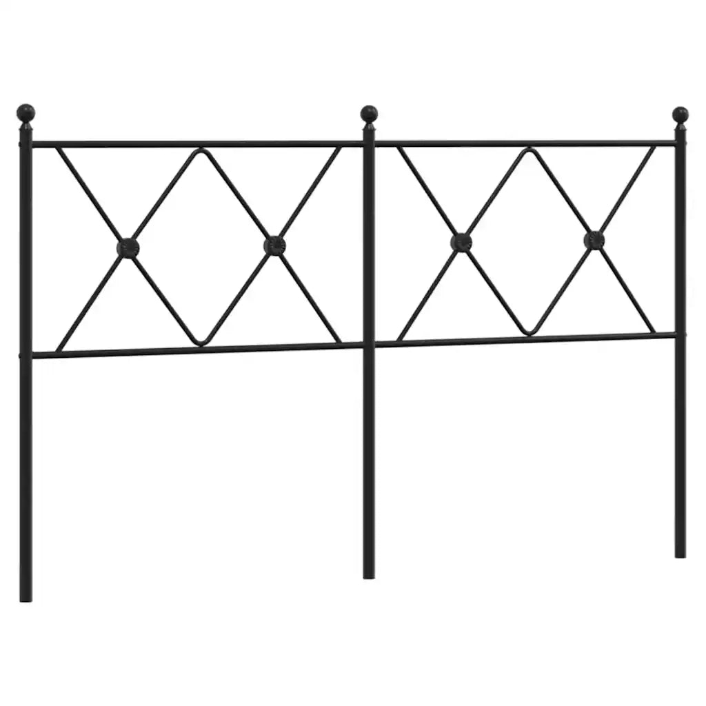 Testiera di Ricambio in Metallo Nero 137 cm 376534