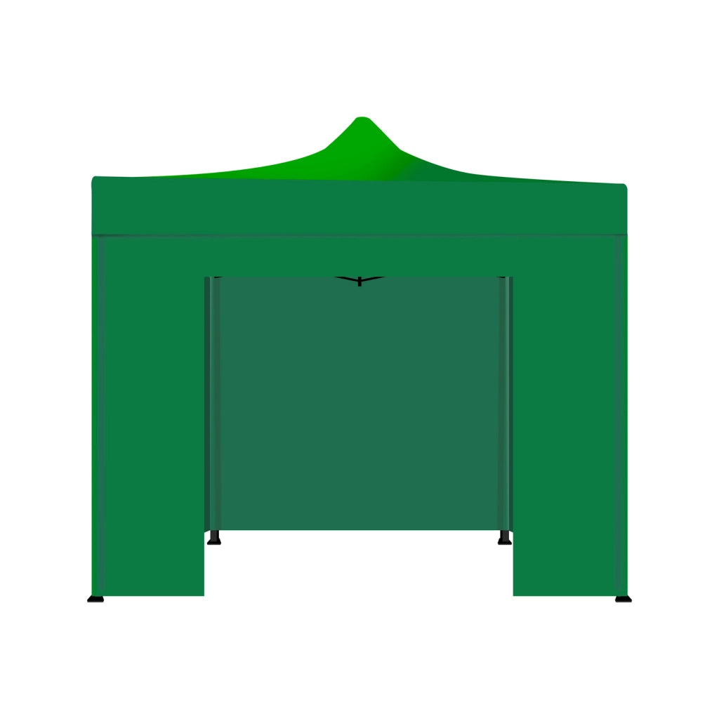 Taman Tenda / Gazebo Per Giardino 3X6 Impermeabile Tendone Pieghevole Per Fiere E Mercati Con Teli Laterali Colore Verde