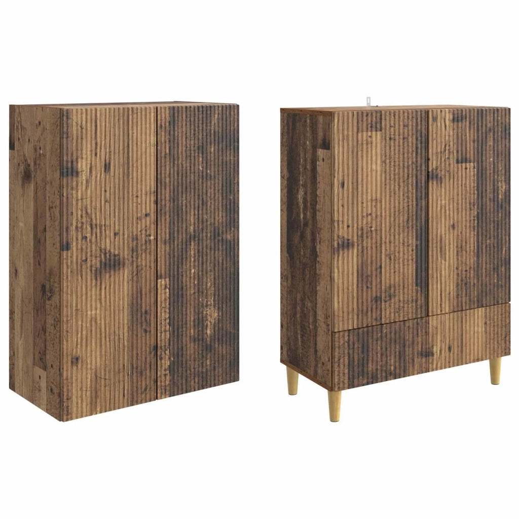 Set di armadi 2 pcs 66 x 34,5 x 95 cm Legno ingegnerizzato