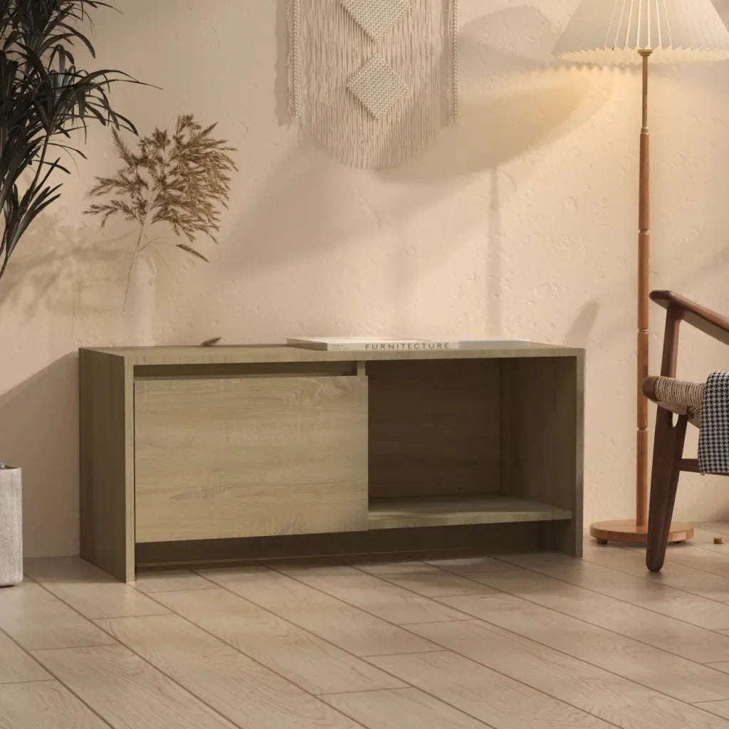 Mobile Porta TV Rovere Sonoma 90x35x40 cm in Truciolato 809785