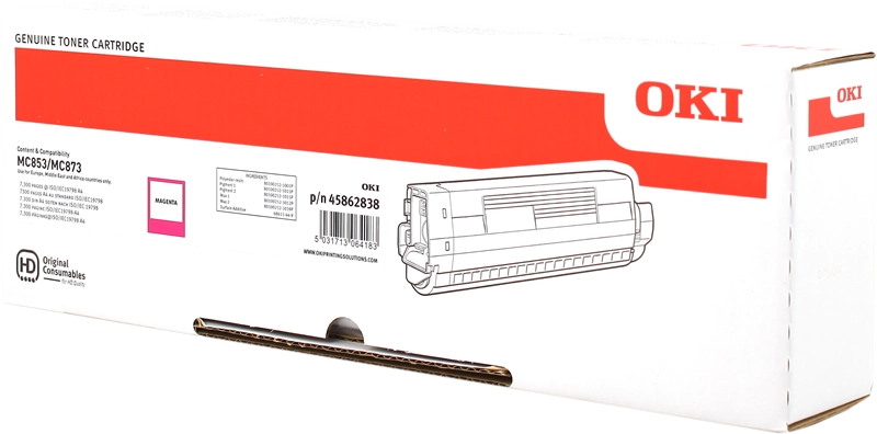 ORIGINAL OKI toner magenta 45862838 MC853/873/833 ~7300 Seiten
