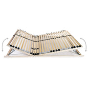 Letto matrimoniale | Letto per adulti | Rete a Doghe 7 Zone senza Materasso con 28 Doghe 80x200 cm
