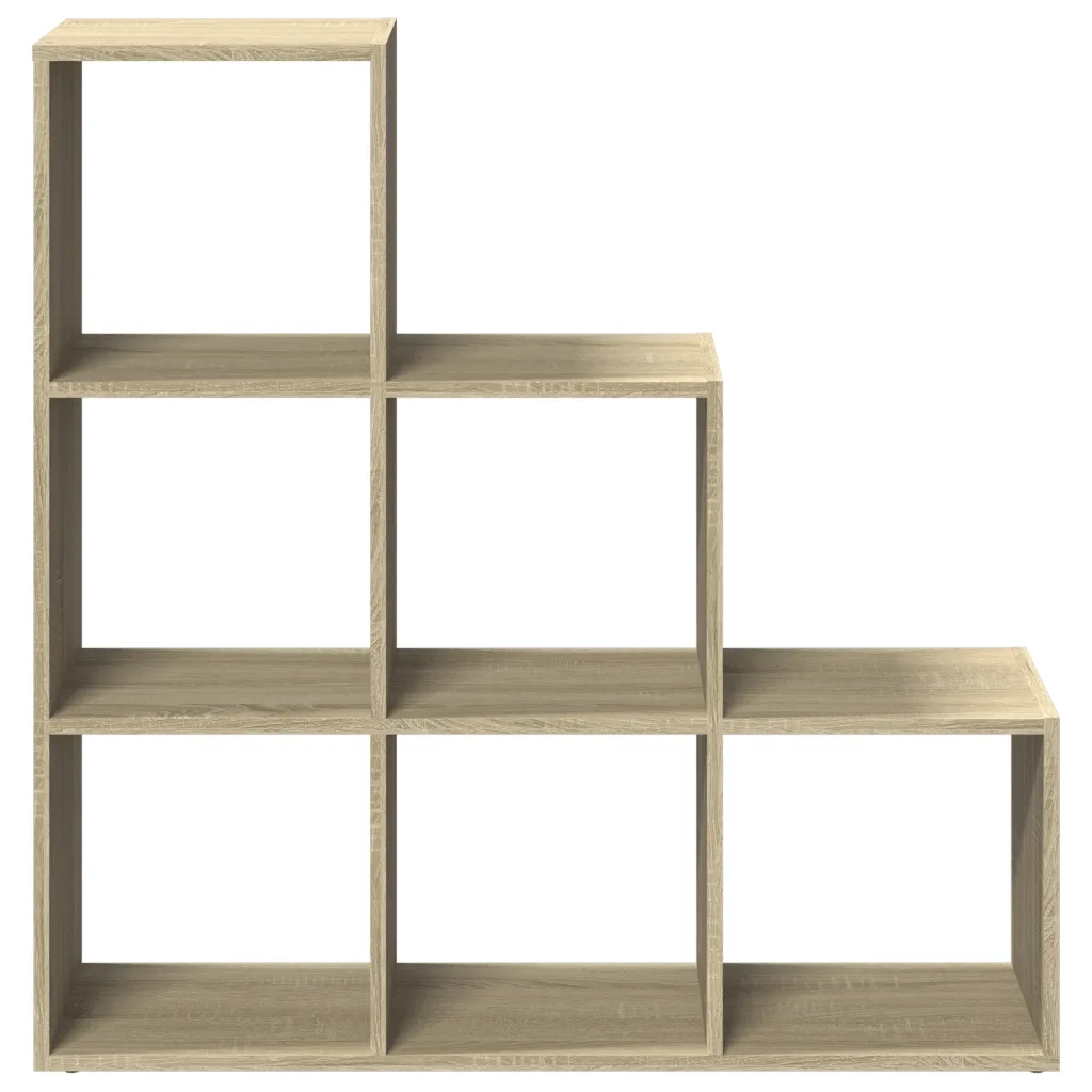 vidaXL Libreria Divisorio 3Ripiani Rovere Sonoma 99x29x99cm Truciolato