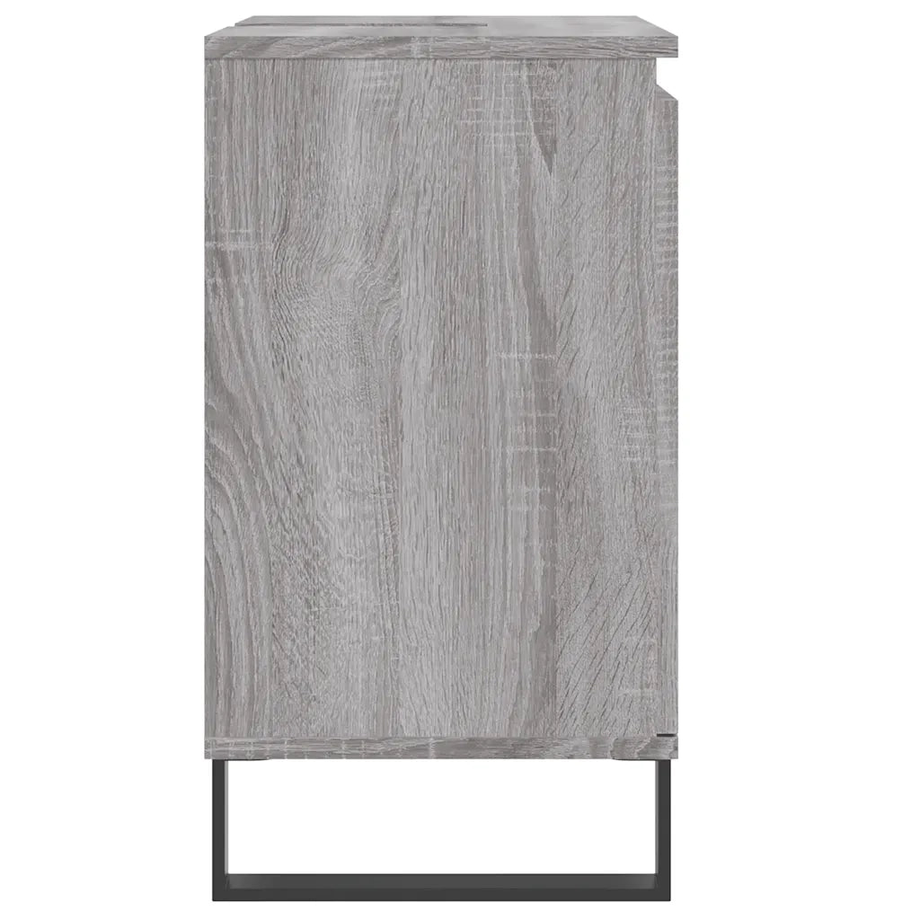 Mobile da Bagno | Armadio da bagno Grigio Sonoma 58x33x60 cm in Legno Multistrato
