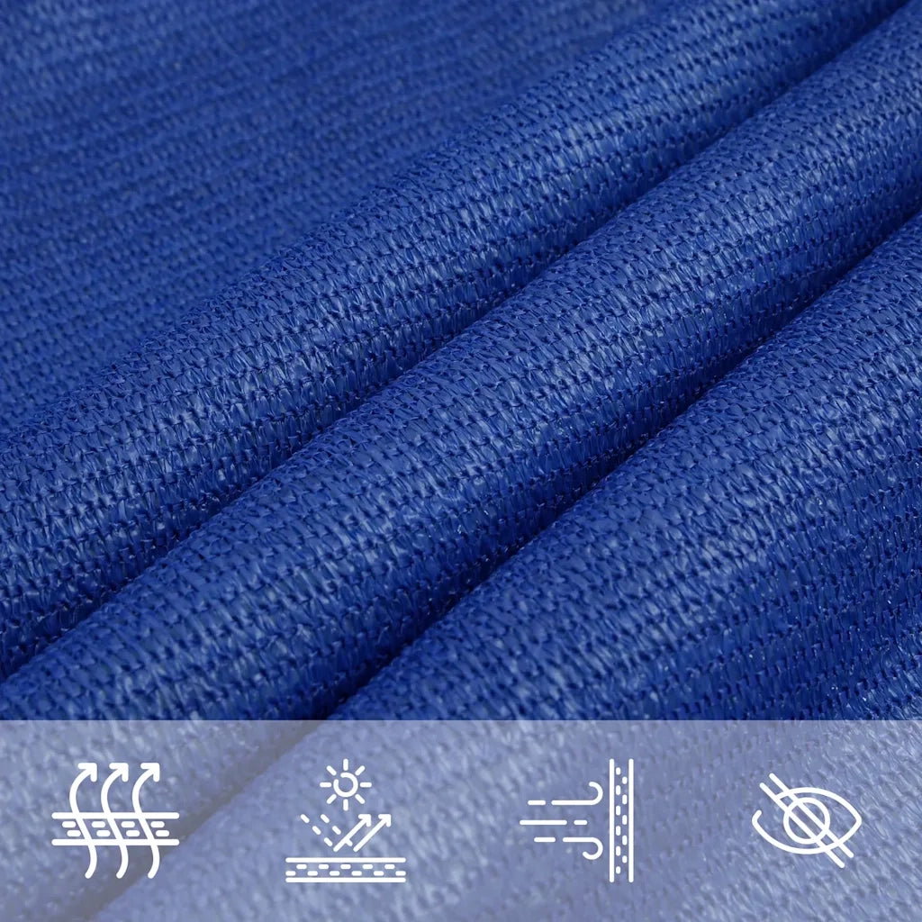 Vela Parasole 160 g/m² Trapezio Blu 3/4x3 m in HDPE 311544